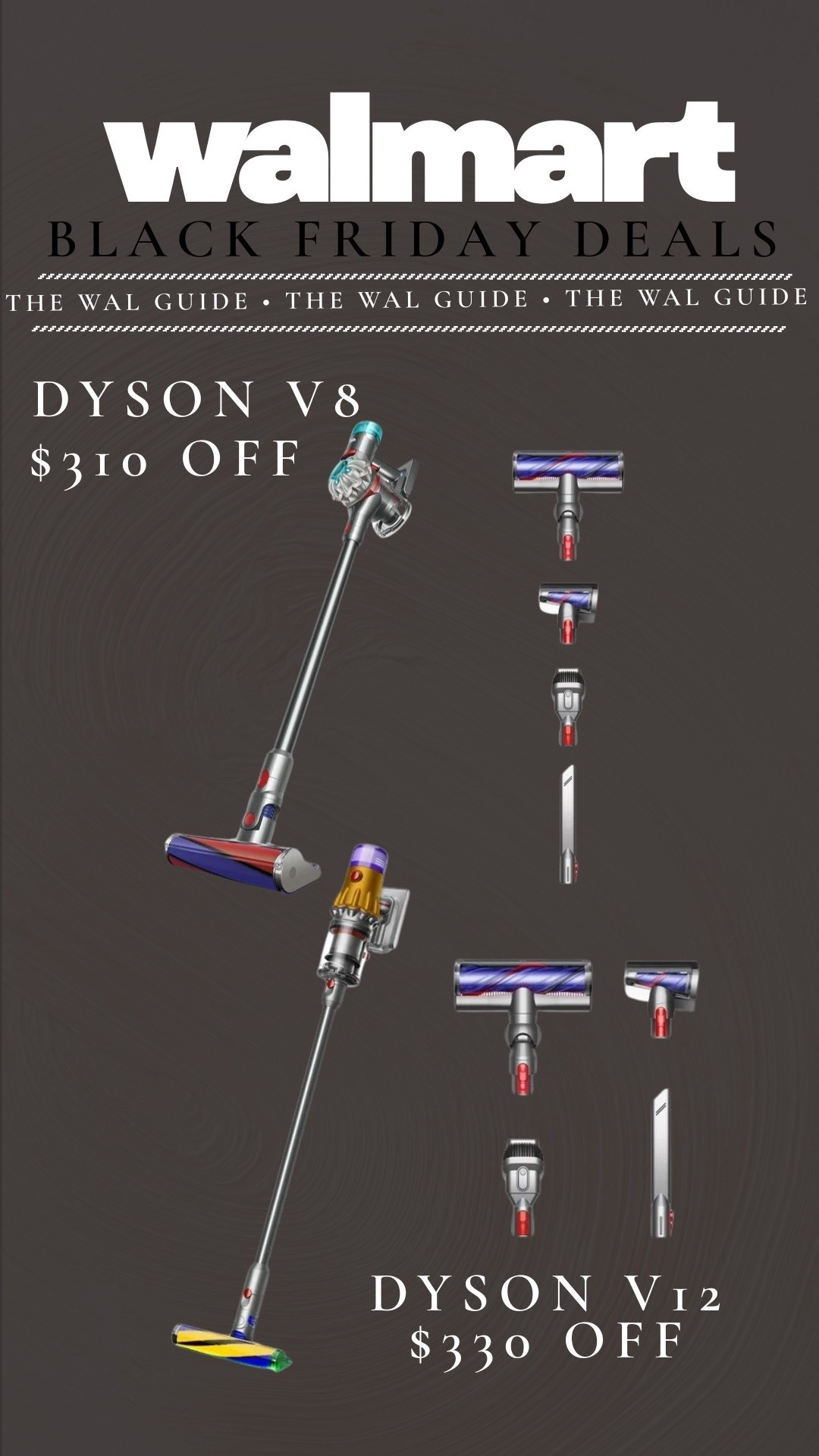 Walmart Black Friday deal. Dyson Stick vacuums. Dyson V8 and Dyson V12. 



#LTKCyberWeek #LTKHome #LTKGiftGuide