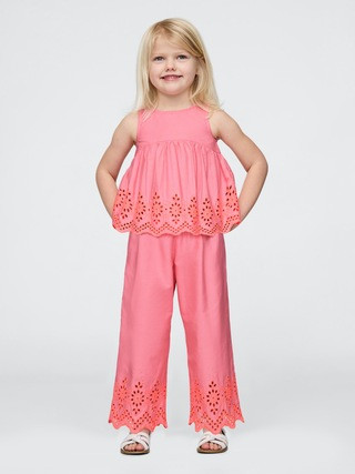 Baby & Toddler Eyelet Poplin Outfit Set | Gap (US)