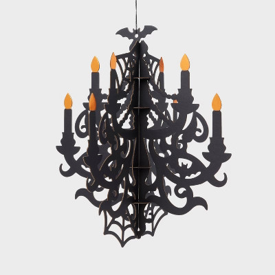 Halloween Haunted House Hanging Paper Chandelier - Spritz™ | Target