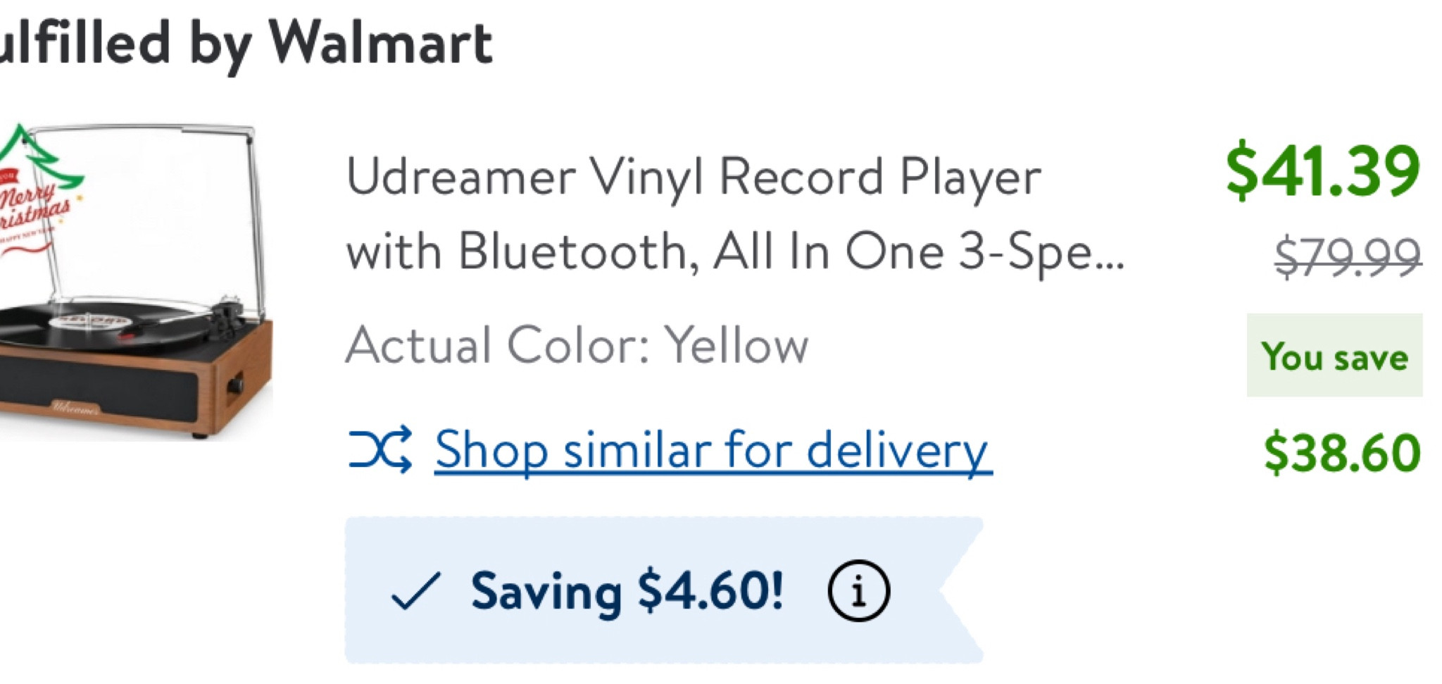 If you’re still looking for gifts for Teens…Walmart has a great deal with coupons on these cute retro record players. Add a Taylor Swift Albumn or Morgan Wallen and you’re golden 😂. 

#LTKHoliday #LTKsalealert #LTKGiftGuide