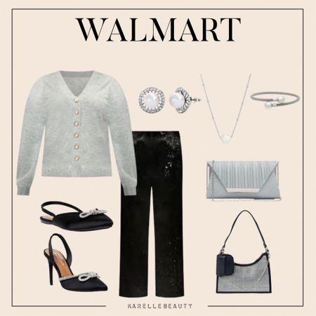 Walmart plus size holiday outfit.

Pearl button sweater, plus sequin pants, sequin handbag

#LTKHoliday #LTKcurves #LTKSeasonal