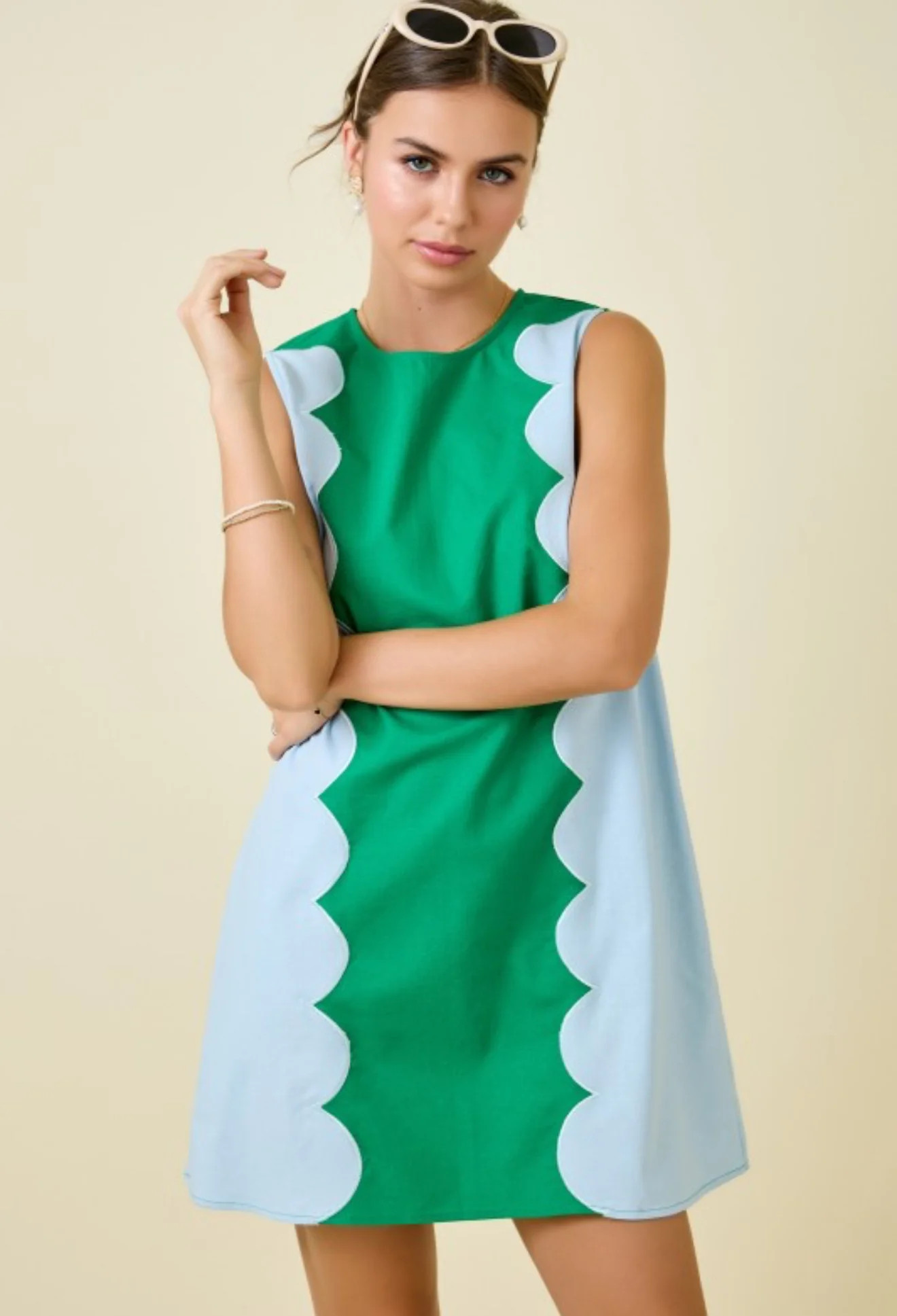 Coastal Scallop Dress | The Collection Texas