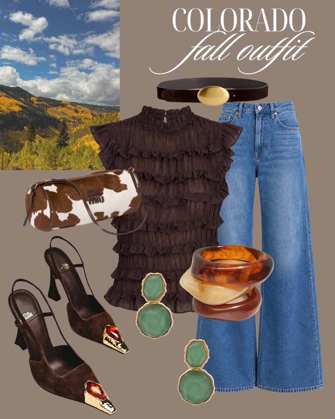 Dinner outfit for fall with a slight western flare! @Anthropologie @Veronica Beard @Madewell