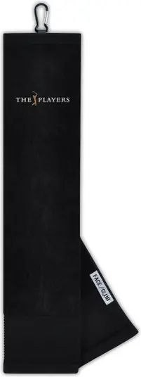 WINCRAFT Black THE PLAYERS 16'' x 24'' Tri-Fold Golf Towel | Nordstrom | Nordstrom