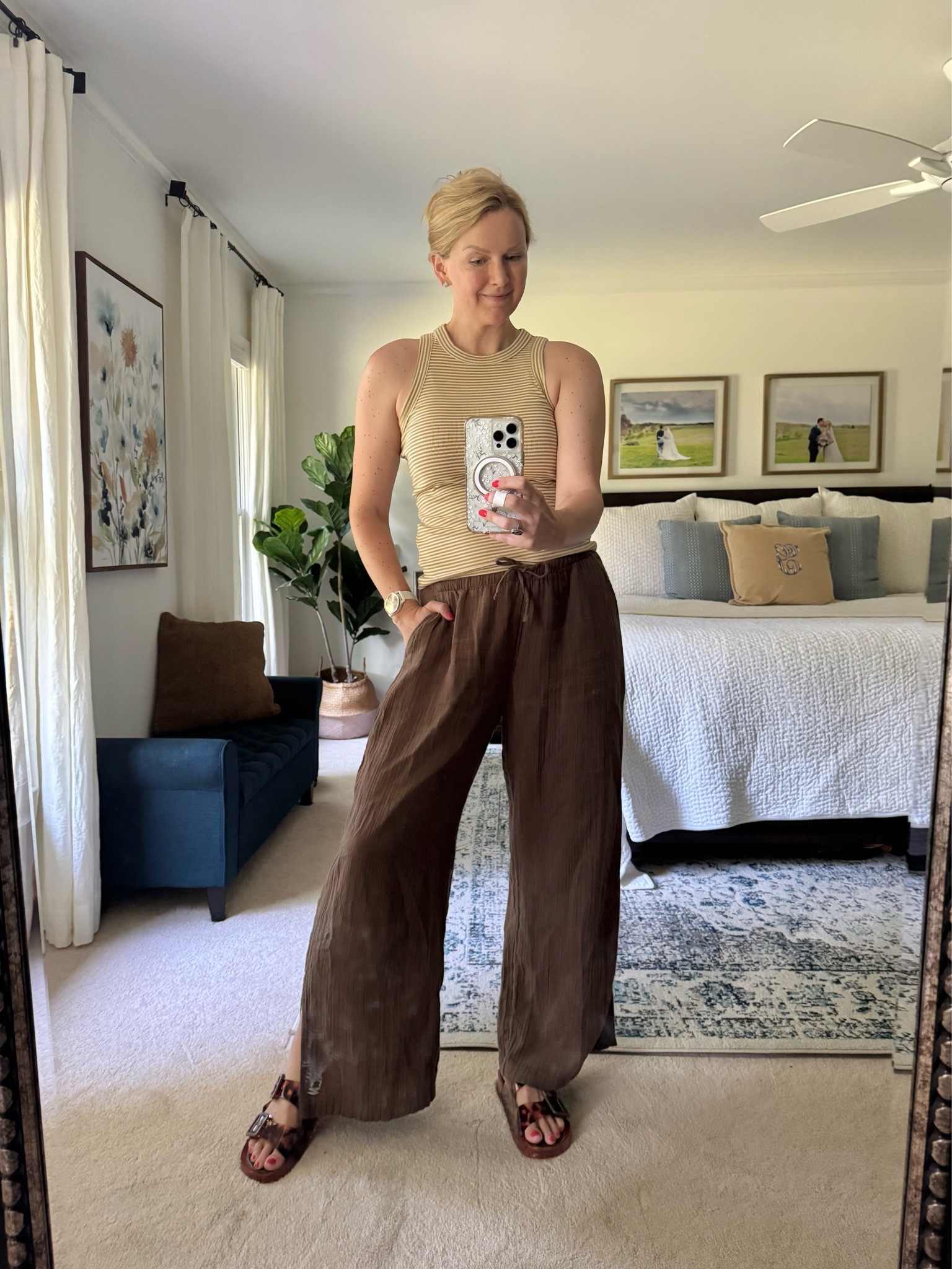 Casual summer outfit 

Still loving these pants. So lightweight, soft & comfy.

#LTKmomlife #LTKgrwm #LTKootd