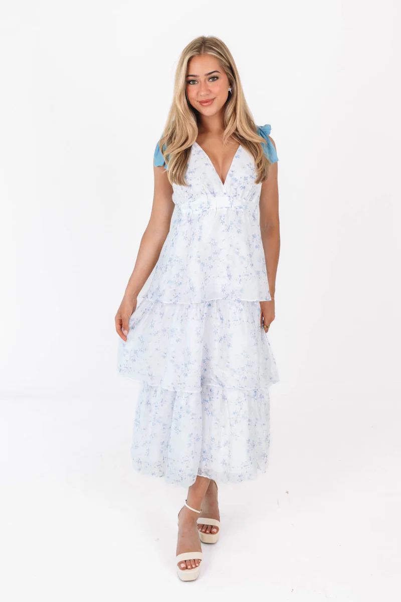 Something Borrowed Midi Dress - White | The Impeccable Pig