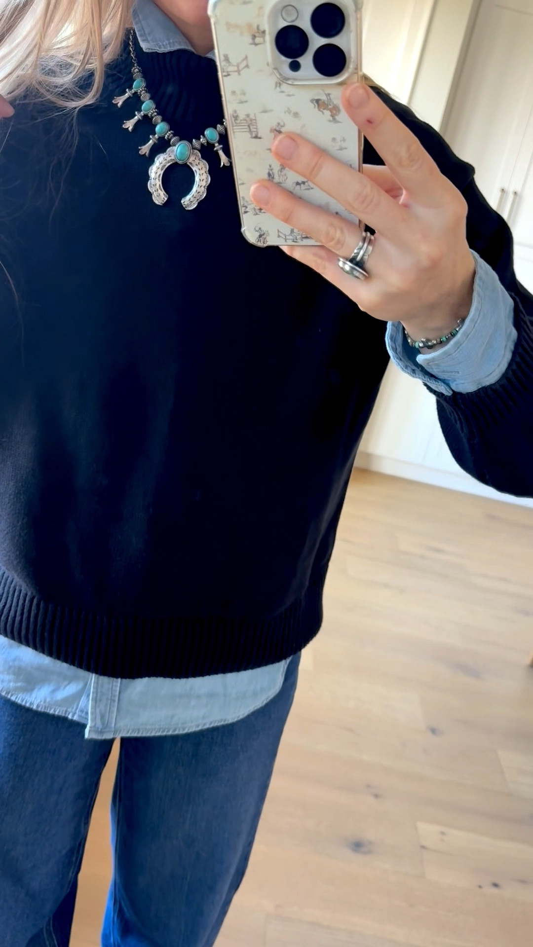 The best Amazon sweater find. 100 % cotton and $23!

Size reference 5’ 9” 140 lbs

Mock neck sweater - large

Chambray shirt - medium tall

Wide leg Jeans - 4 tall



Natural fibers. Quality Amazon finds. quality sweaters. Cotton sweaters. Church outfits. Jeans outfits. Church outfits 

#LTKTall #LTKOver40 #LTKFindsUnder50