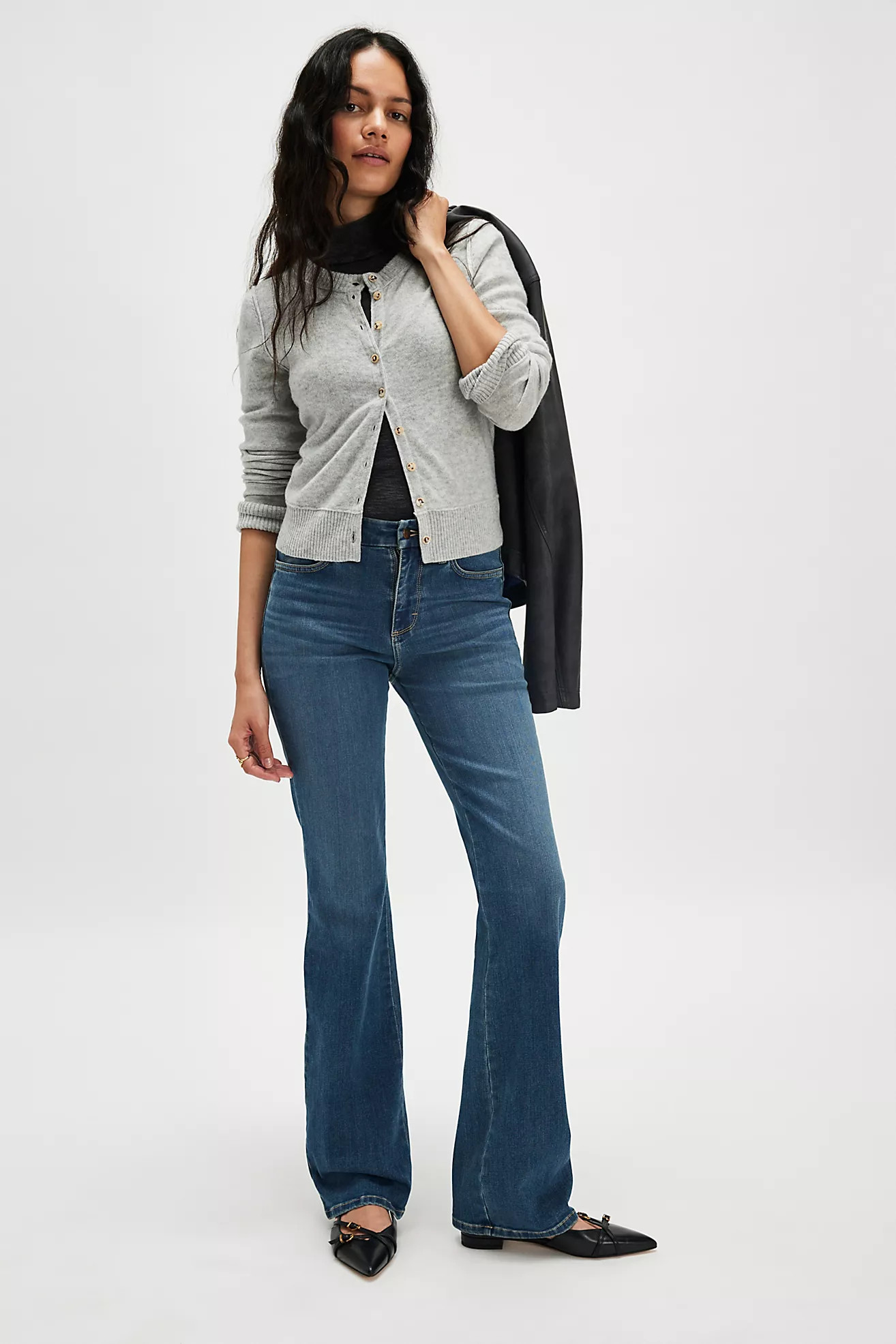 Wrangler Bespoke High-Rise Bootcut Jeans | Free People (Global - UK&FR Excluded)