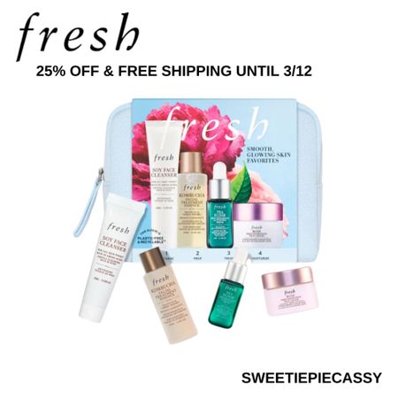 Fresh: 25% Off Sale 🌺 

Big sale going on at Fresh cosmetics right now! 25% off sitewide until 3/12! Make sure to keep an eye on my LTK Spring Sale coming soon, as well as my ‘Sales’ collection!💫


#LTKbeauty #LTKfindsunder100 #LTKsalealert