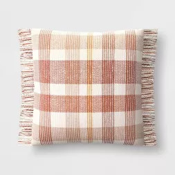 Plaid Square Throw Pillow - Threshold™ | Target