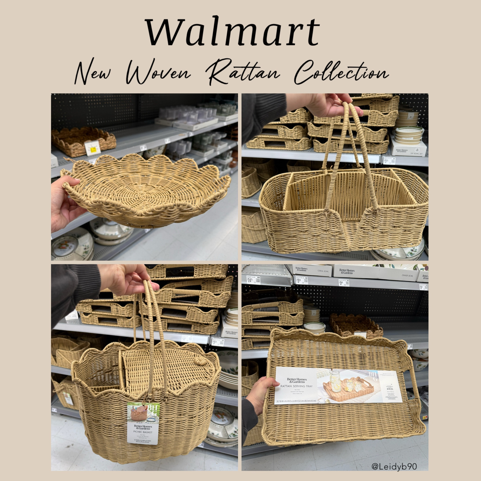 Walmart new summer collection ✨ Walmart new rattan collection 🤎 picnic basket, wicker basket, rattan tray, outdoor lanterns, wicker lamps, my texas house, better home and gardens 

#LTKHome #LTKMothersDay #LTKSeasonal