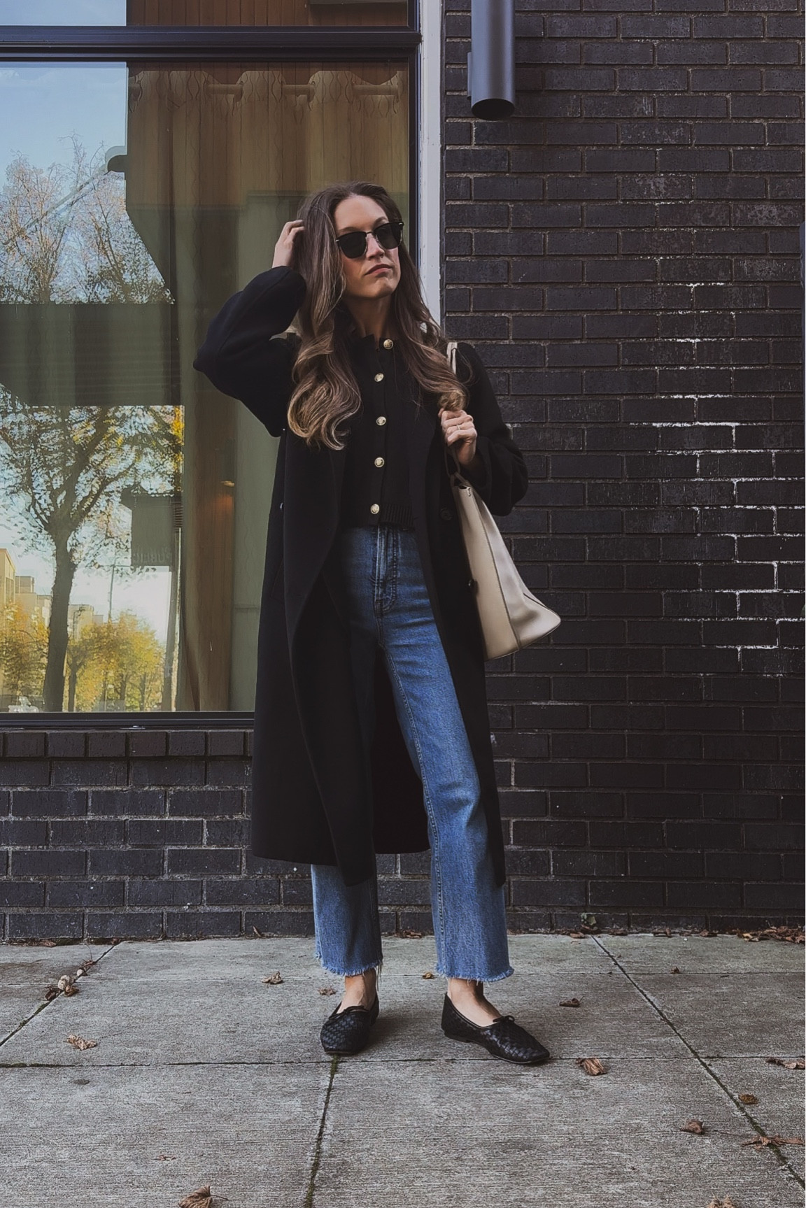 Daily Look 11.7.24

J.Crew lady jacket, XS, I took my true size for a relaxed fit. Everlane jeans, 24, I took my smaller size. Frēda Salvador ballet flats, TTS, STITCHANDSALT15 for 15% off your first purchase. Mango coat, XS, I took my true size for an oversized fit. Sèzane bag. Makena Hoops and Parker Necklace from Sela Designs, ASHLEYROHR10 for 10% off  

#LTKStyleTip #LTKOver40 #LTKSeasonal