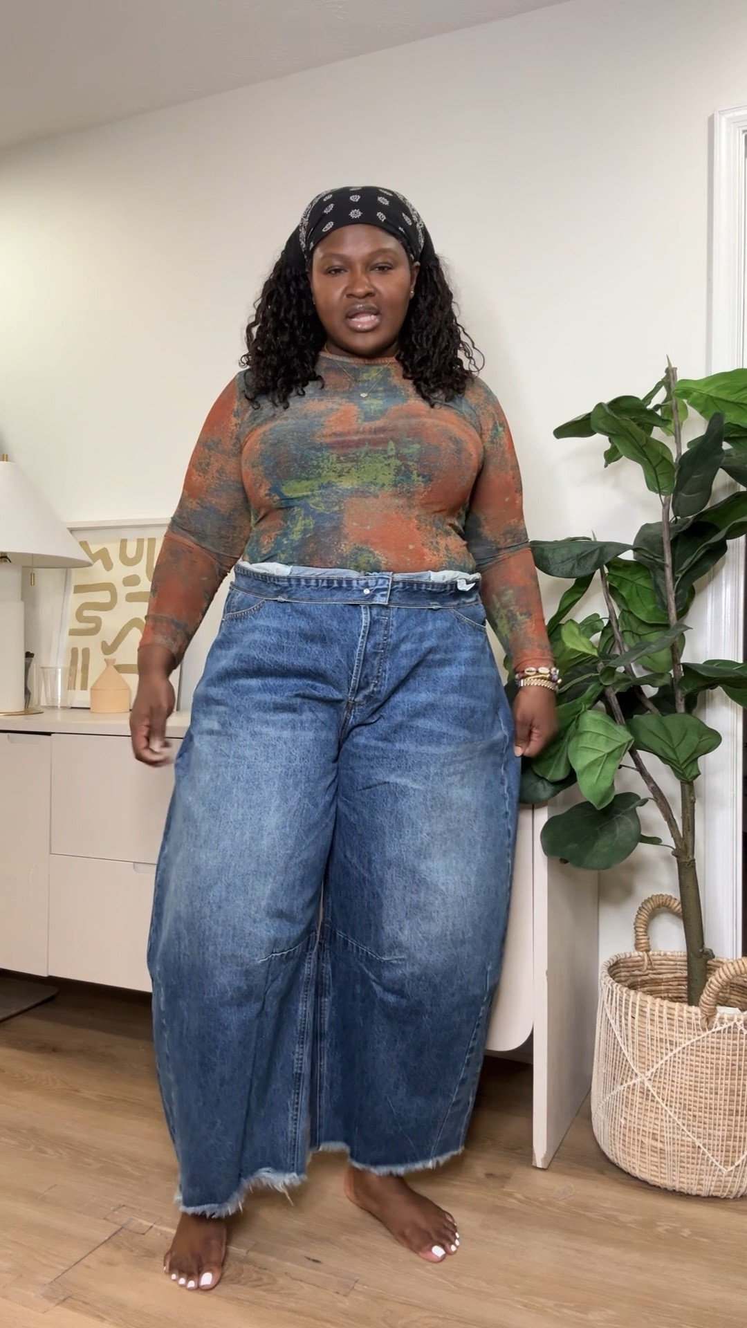 Fall denim Tryon featuring the viral wide leg cuff jeans from @amazon 
￼￼

#LTKootd #LTKvlog #LTKSeasonal