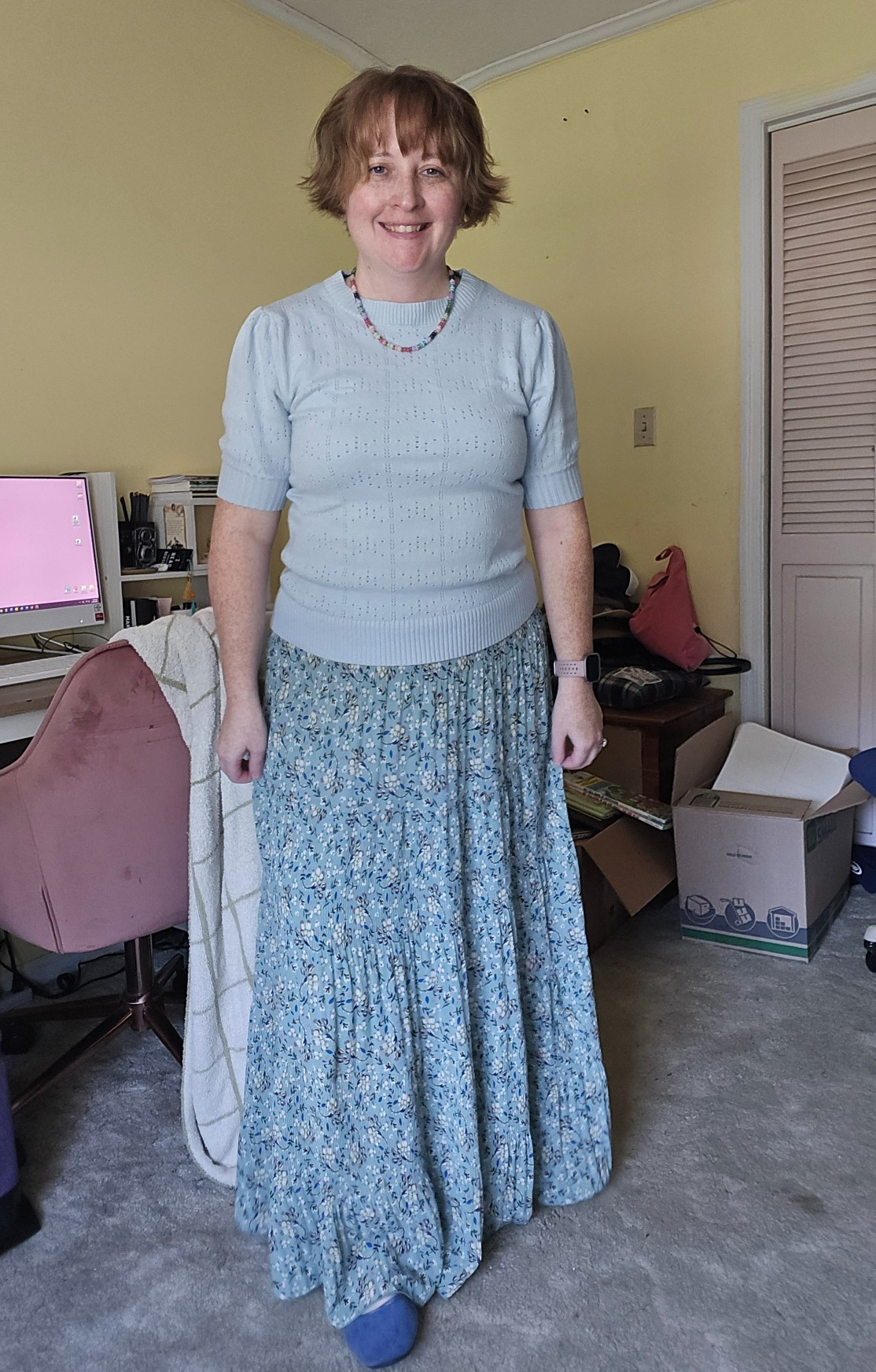Love these colors together...but I don't love how this turned out overall. I can't put my finger on why. 

 #LTKootd #LTKPetite #LTKWorkwear