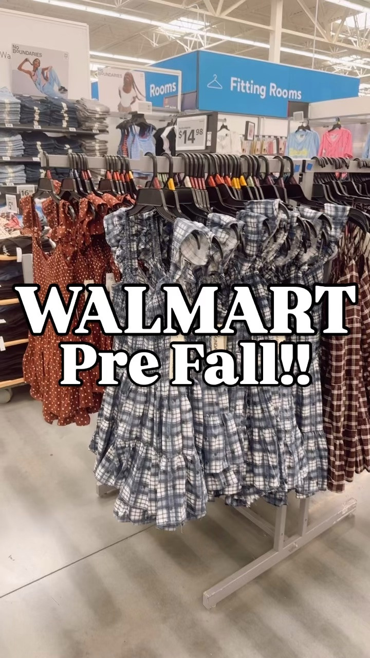 Cutest new dresses, cardigans & fun tees perfect to take into Fall! What are we snagging?! 🥰🍂

Walmart
No boundaries
New arrivals 

#walmartpartner #affordablefashion #prefall #walmarthaul #outfitideas