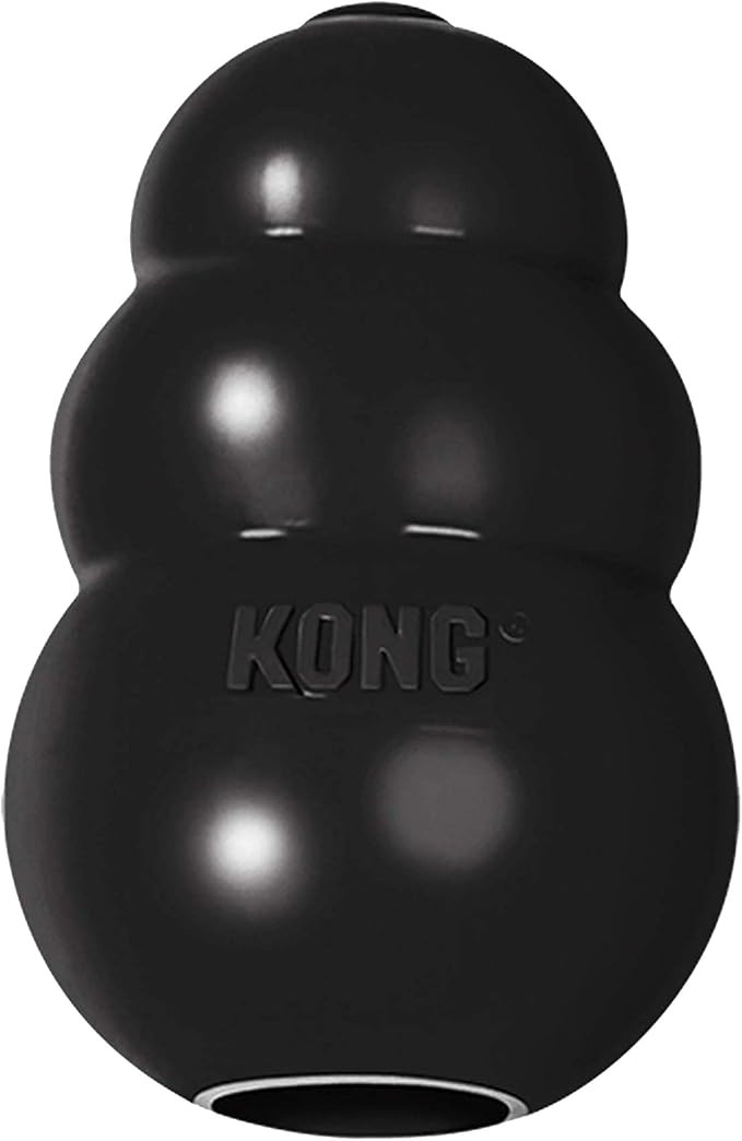 KONG - Extreme Dog Toy - Toughest Natural Rubber, Black - Fun to Chew, Chase and Fetch | Amazon (US)