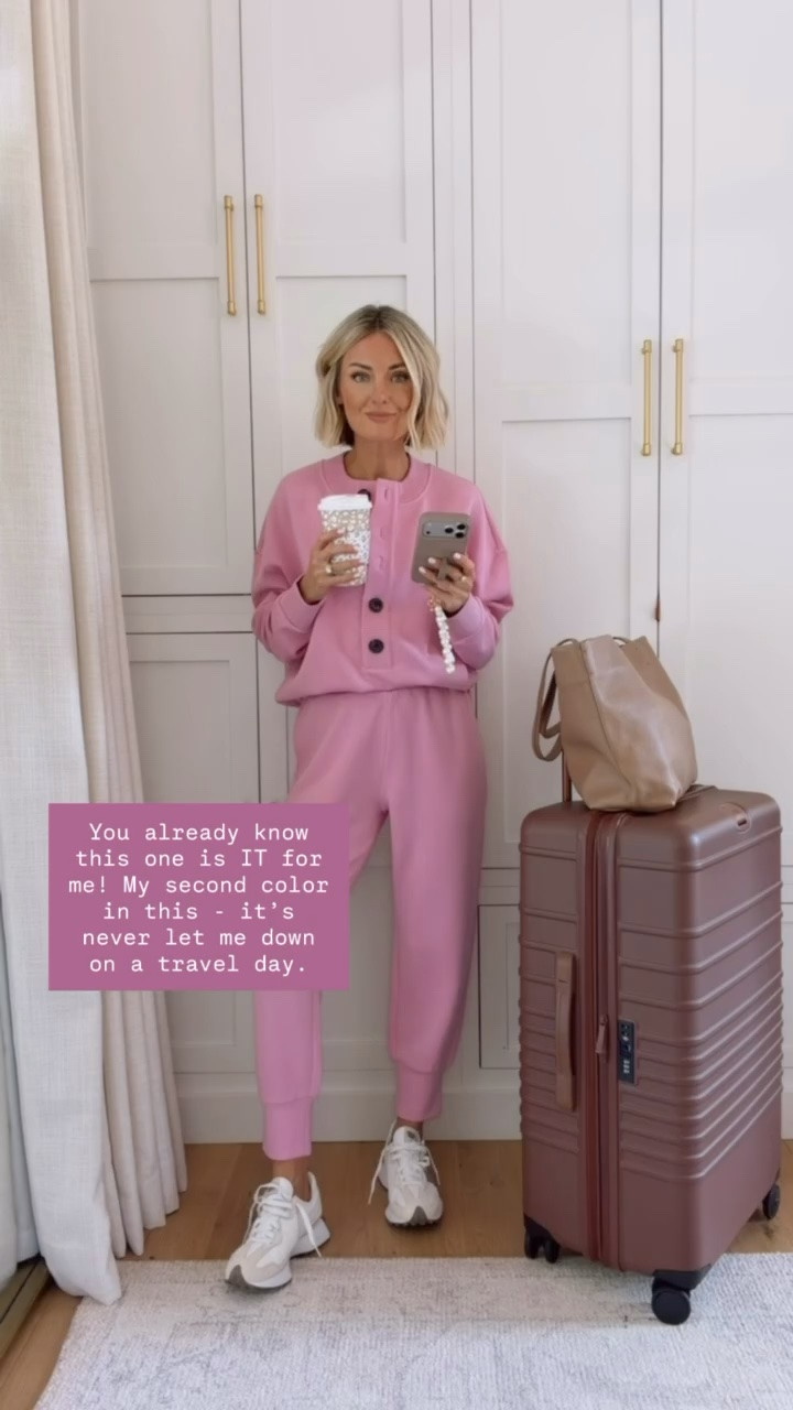 How fun is this pink lounge set?! @Varley pieces can truly not be beat! Probably my most worn brand when traveling! It’s the best! Wearing S!

Loverly Grey, travel outfit, airport outfit, loungewear, lounge set, matching set

#LTKSeasonal #LTKTravel