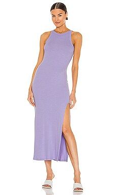 LNA Candi Rib Dress in Lavender from Revolve.com | Revolve Clothing (Global)