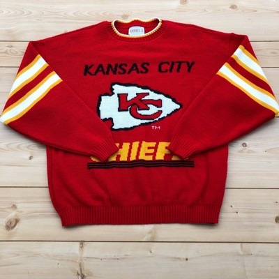 Vintage Barrel II Red Graphic Kansas City Chiefs Sweater Adult Size XL USA Made  | eBay | eBay US