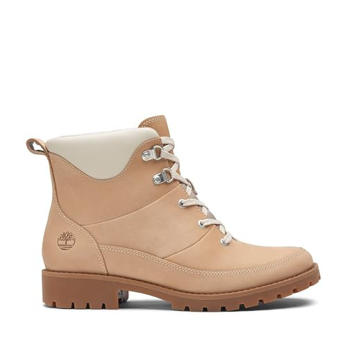 Timberland Women's Ellendale Fashion Boot, Light Beige Nubuck, 9.5 | Amazon (US)