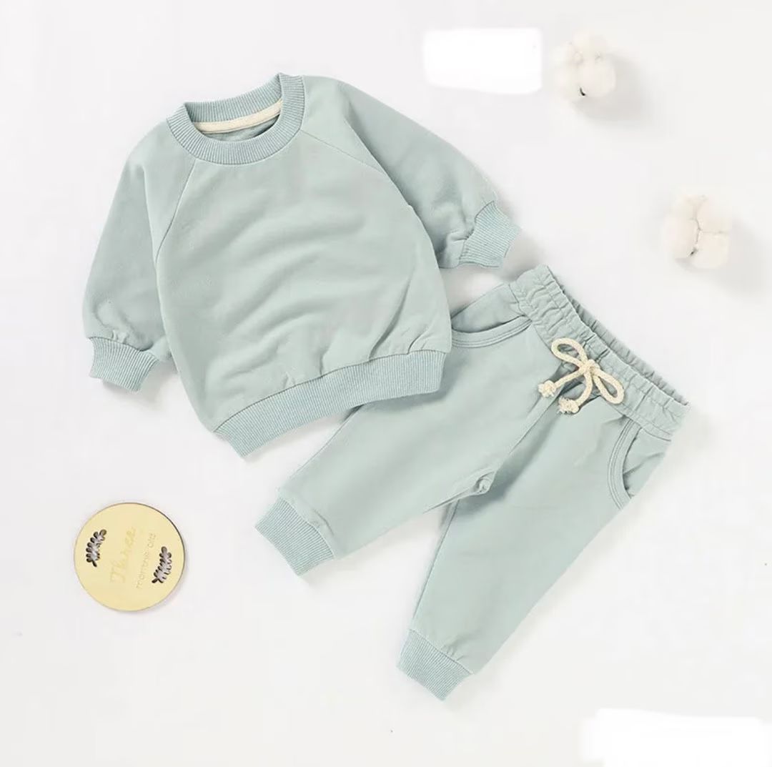 Monogrammed Baby Sweatshirt and Pants, Baby Jogger Set, Boy Sweatshirt, Girl Sweatshirt, Sweatshi... | Etsy (US)