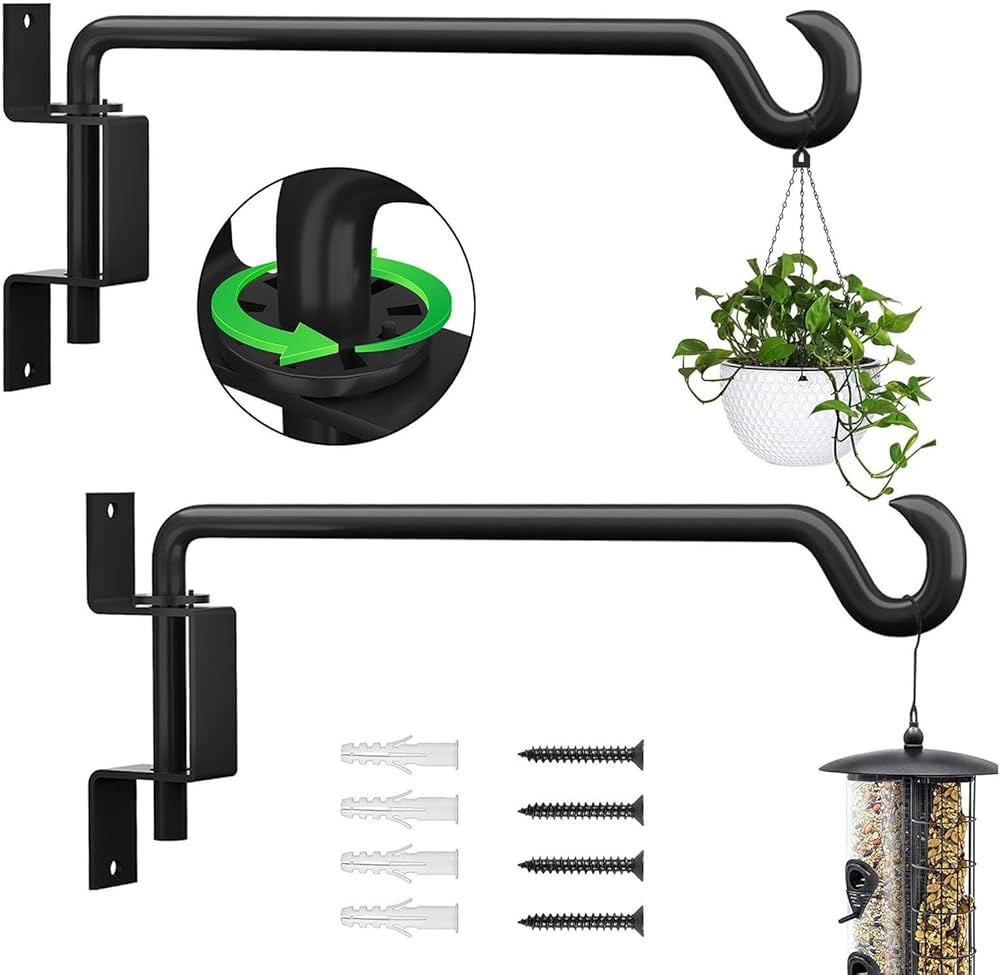 Plant Hanger,Swivel Plant Hanger,Hanging Plant Hooks,Plant Hangers Outdoor,Plant Hanger Indoor,Pl... | Amazon (US)