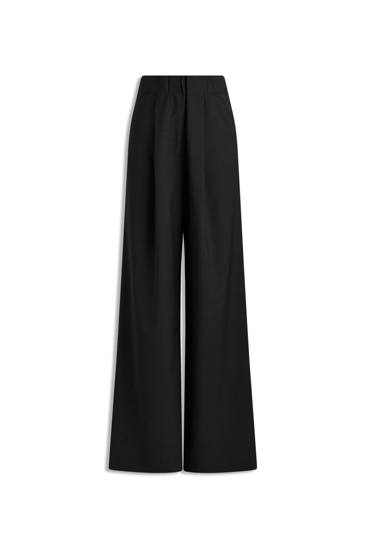 SOFT PLEAT TROUSER - BLACK - Scanlan Theodore | Scanlan Theodore