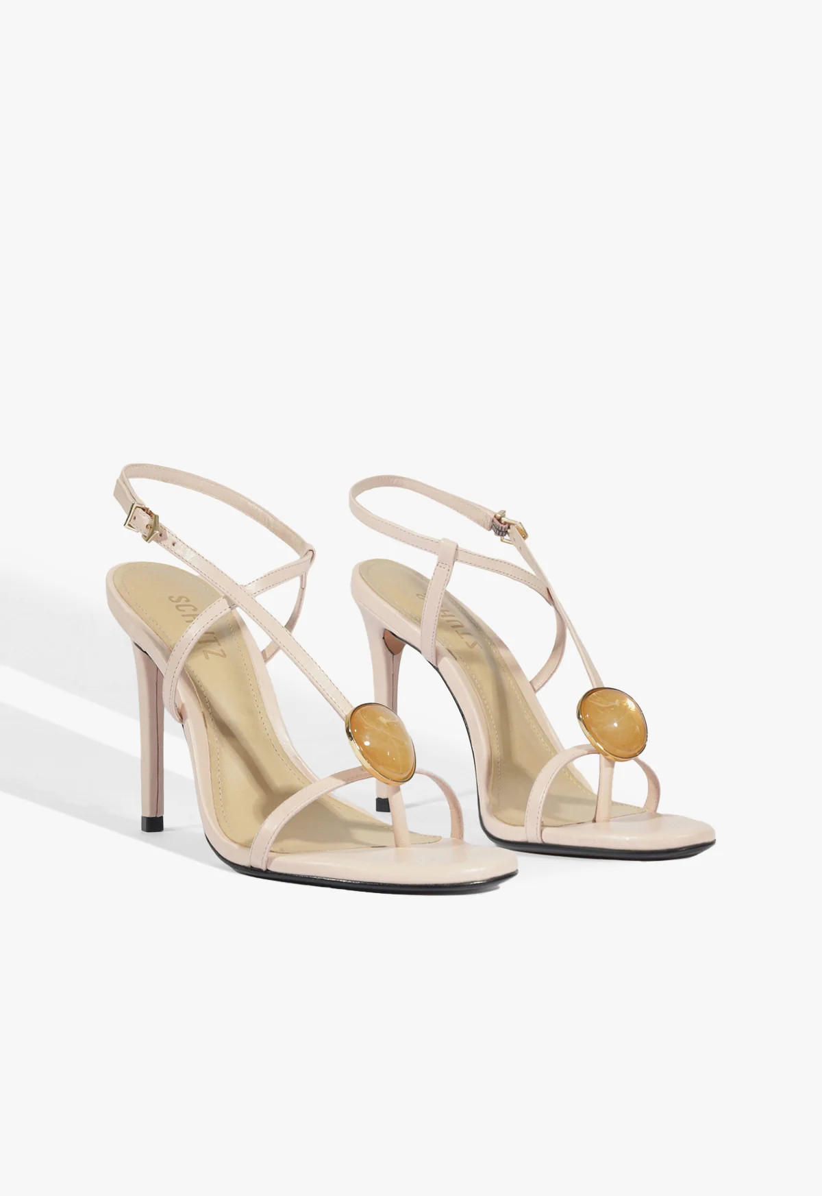 Azure Pink High Stiletto Heel Sandal | Schutz (US)