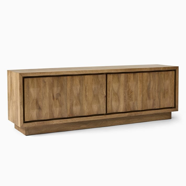 Carved Pattern Media Console (60"–80") | West Elm (US)