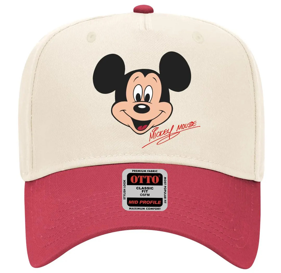 Retro Mickey Mouse hat, Snapback, | Etsy (US)