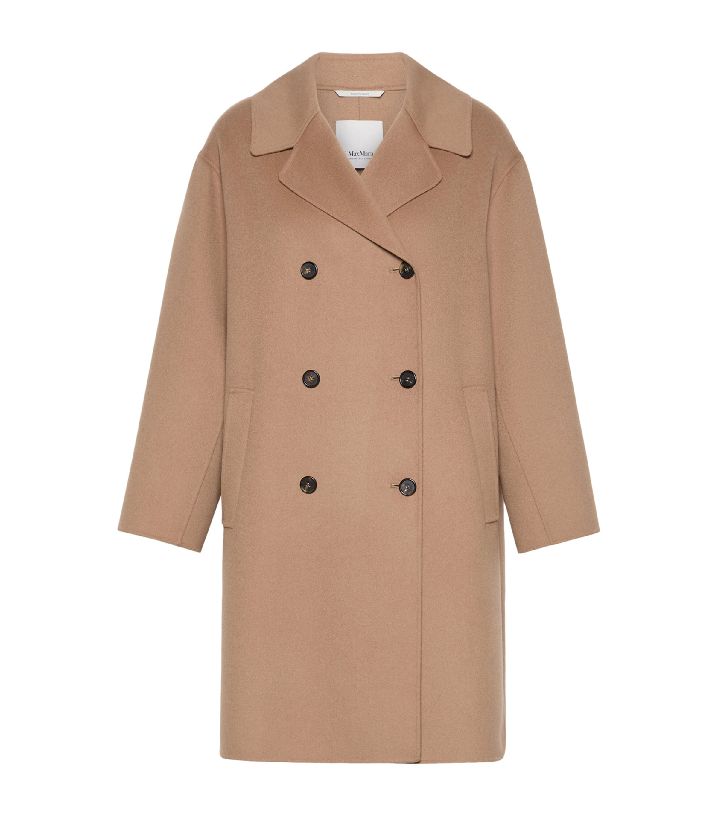 Virgin Wool Double Breasted Coat | Harrods UK