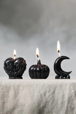 Halloween Decorative Shaped Wax Candle Set | Anthropologie (US)