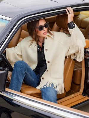 Fifteen Twenty Yara Fringe Jacket - Yara Fringe Jacket | Shop.com
