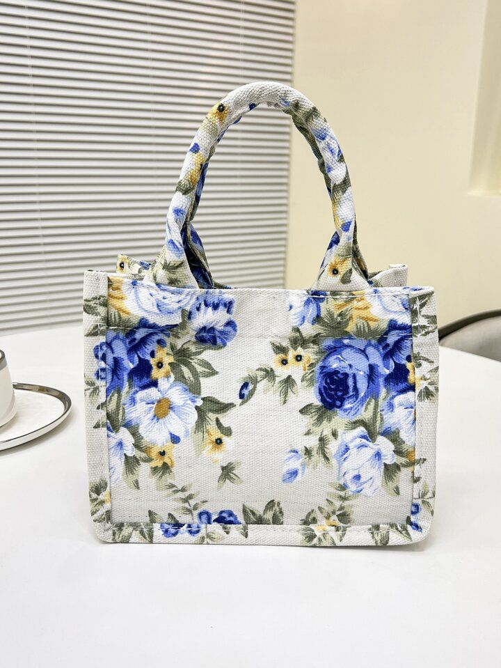 Portable,Business Casual Fashion,Trendy 1pc Simple Style Women's Handbag Shopping Bag Fashion Can... | SHEIN