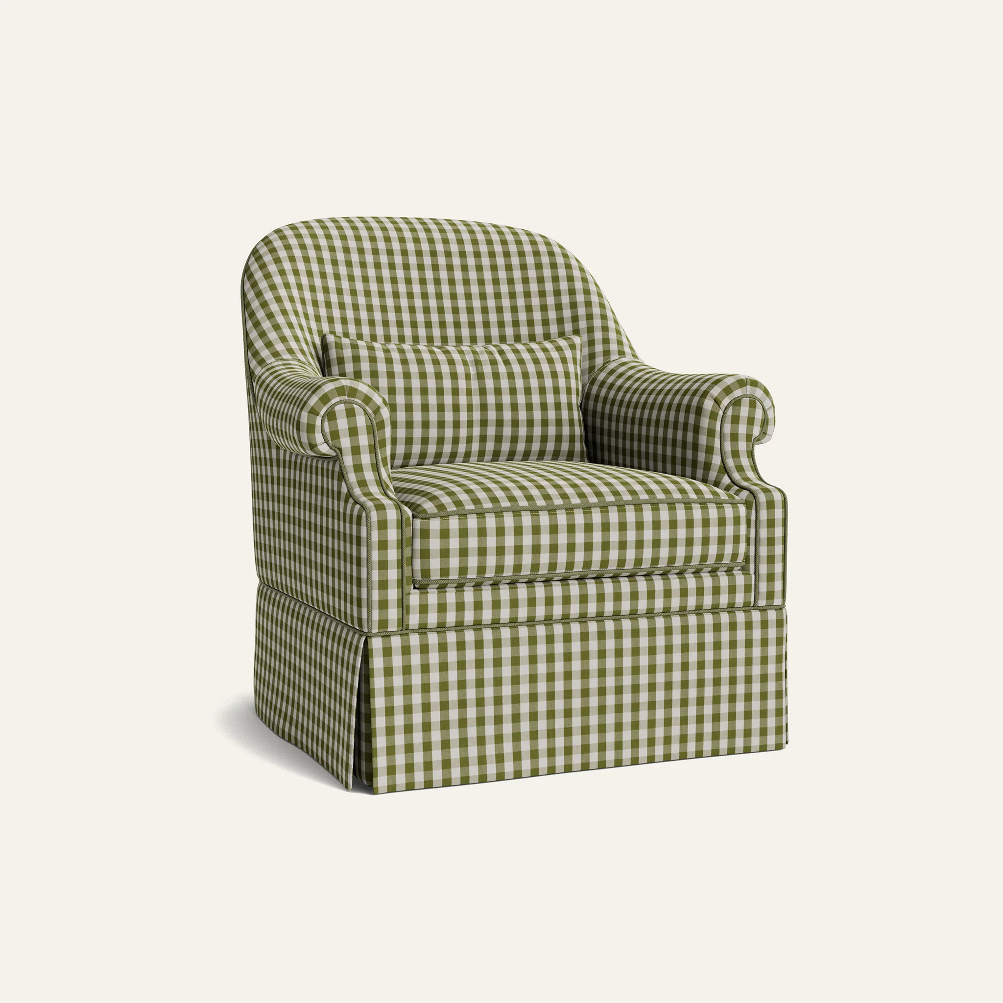 Green Living Room Chair: Dorothy in Millie Moss | Pepper Home | Pepper Home