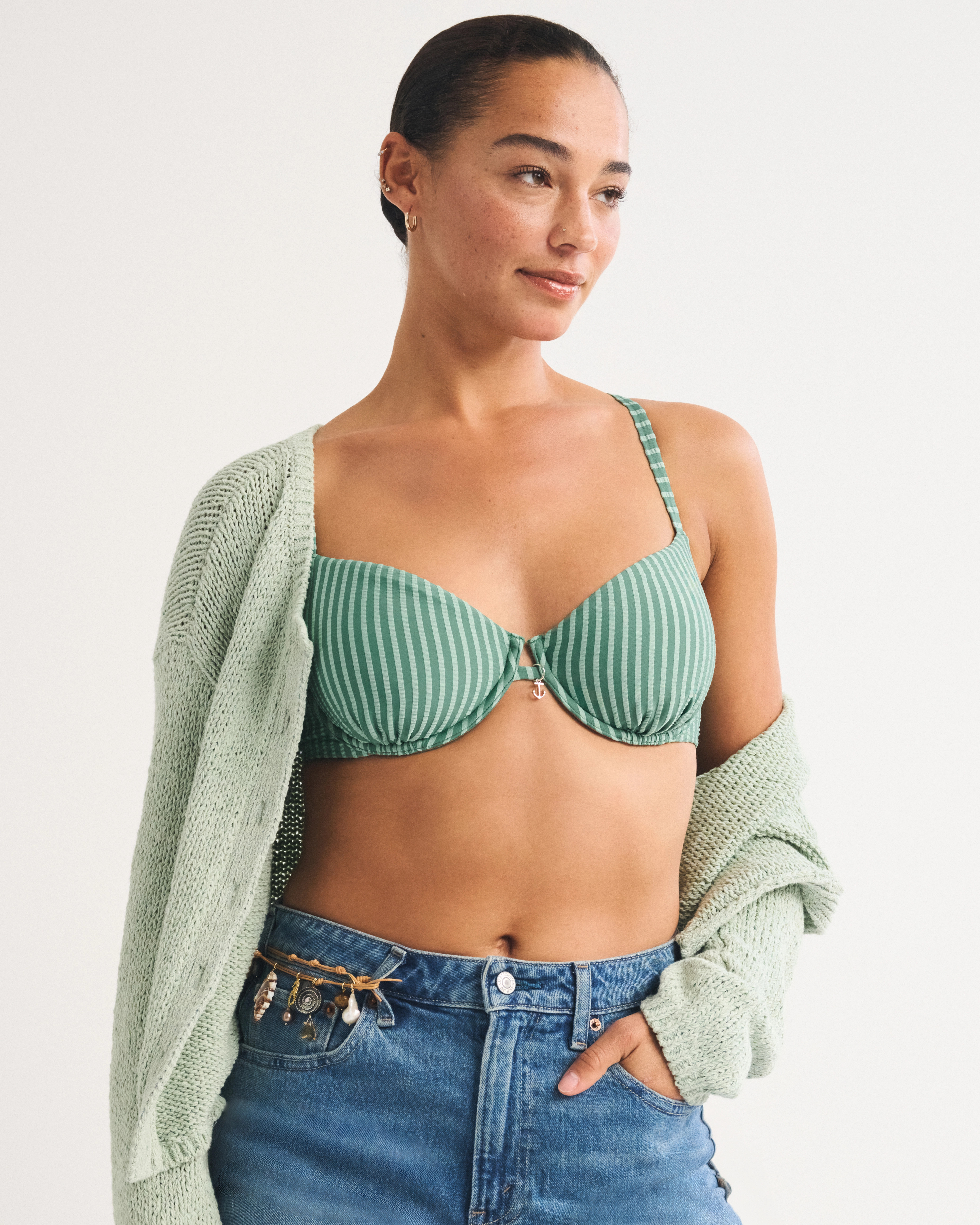 Curve Love Balconette Underwire Bikini Top | Abercrombie & Fitch (US)