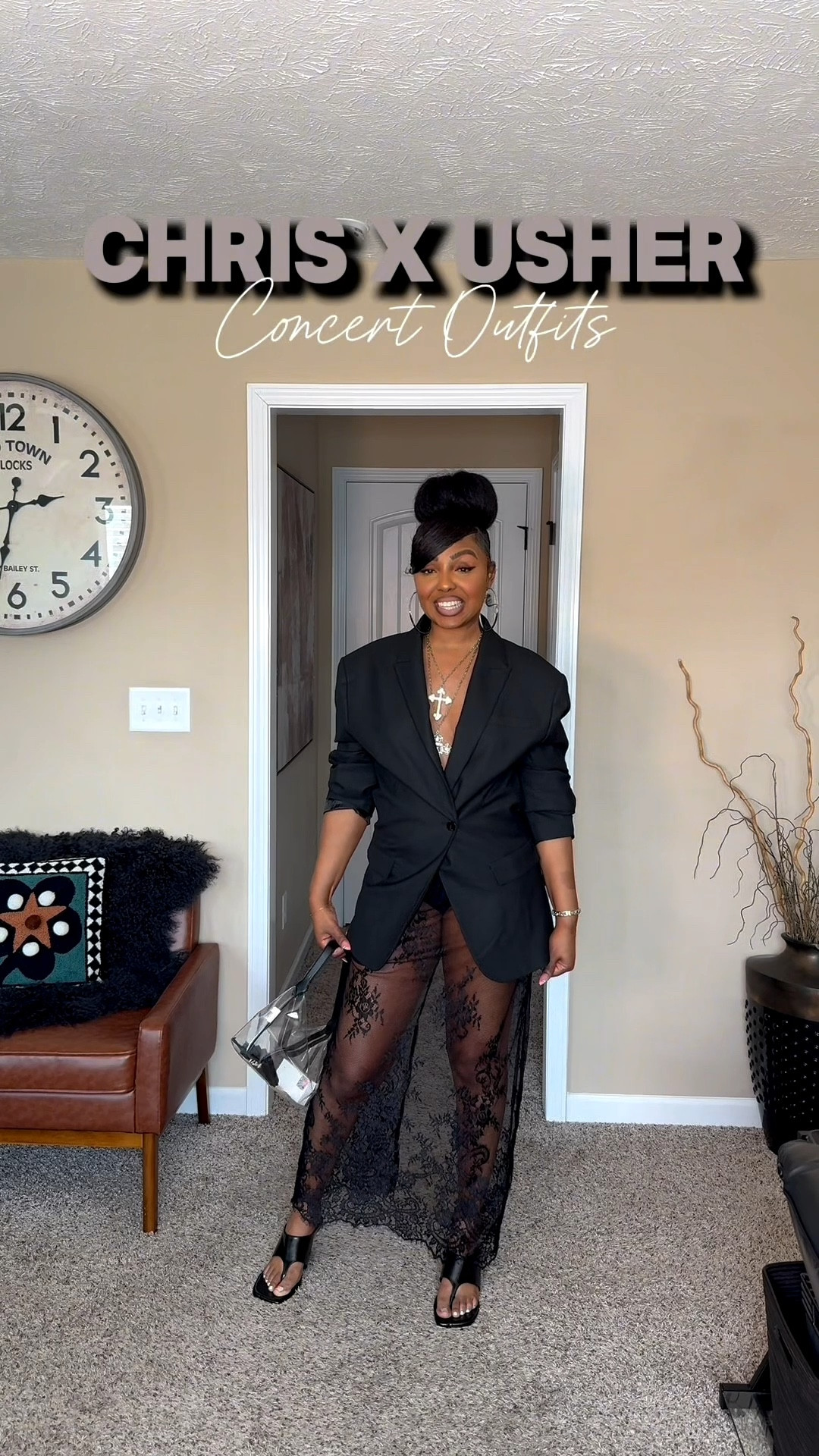 Chris Brown & Usher Concert Outfits