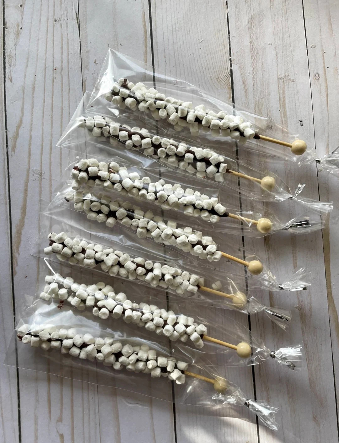 Chocolate Stirrers, Hot cocoa, Christmas favors, Party favors | Etsy (US)