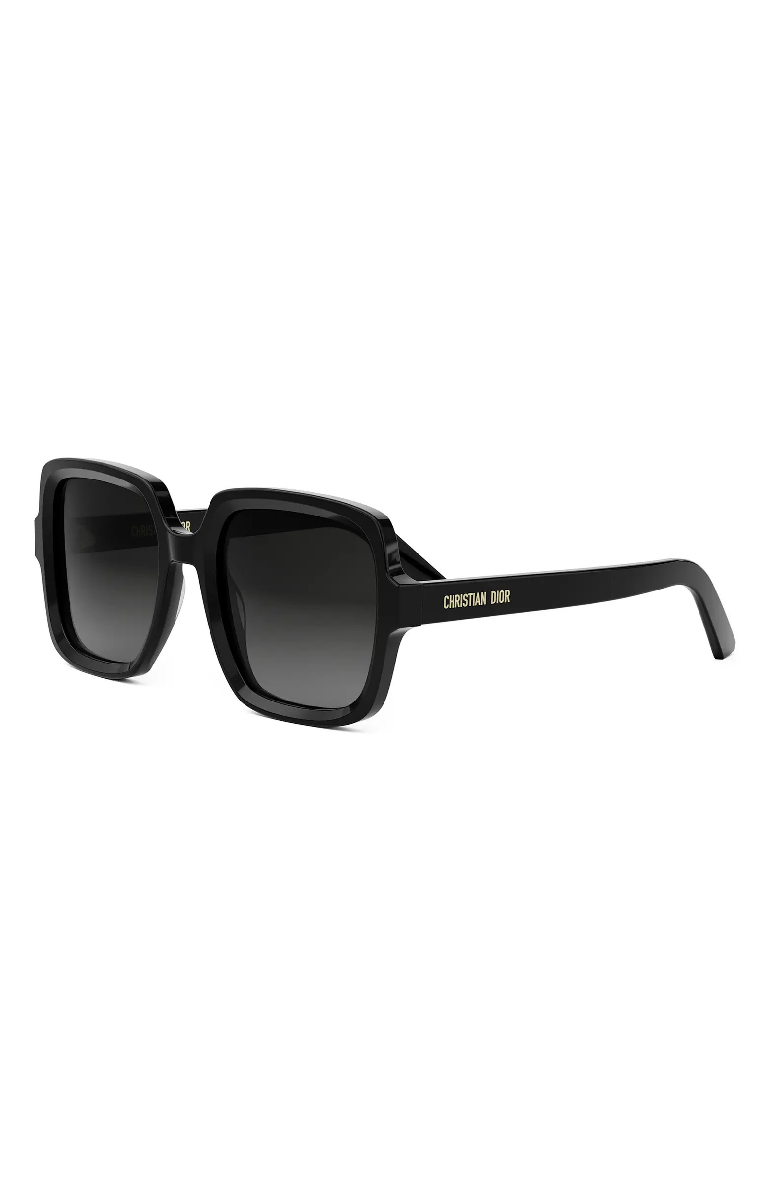 'DiorMidnight S4I 54mm Square Sunglasses | Nordstrom