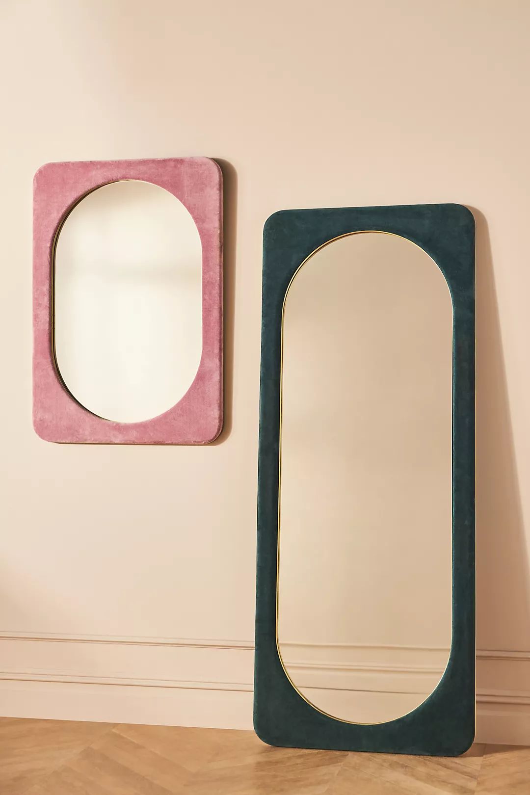 Raquel Velvet Mirror | Anthropologie (US)