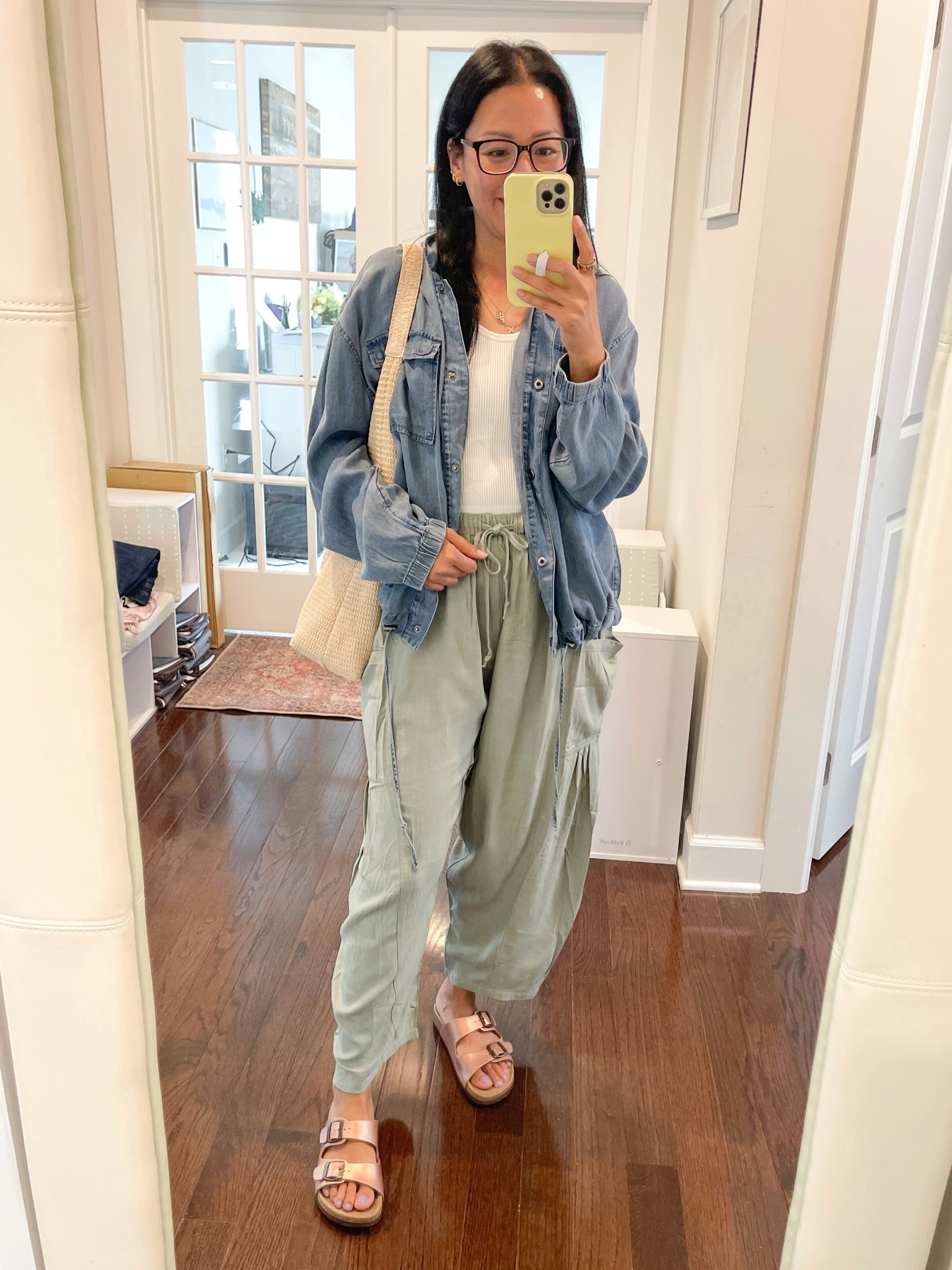 Sized up to large in jacket (Exact jacket is older but I found some on Poshmark)
Size XS pants
Sized up 1/2 in sandals


#LTKFindsUnder50 #LTKOver40 #LTKSeasonal