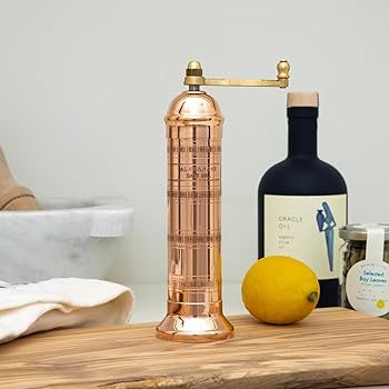 Alexander Home The Original Greek Salt Mill 8 Inch Tall | European Salt Mill Grinder with Crank H... | Amazon (US)