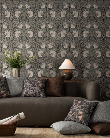 New release! McGee & Co and Morris & Co collab- new wallpaper designs! Love these beautiful earthy colors and botanical patterns! 

design inspo, room design, refresh, redesign, remodel, modern organic, neutral, living room



#LTKhome #LTKstyletip #LTKFind