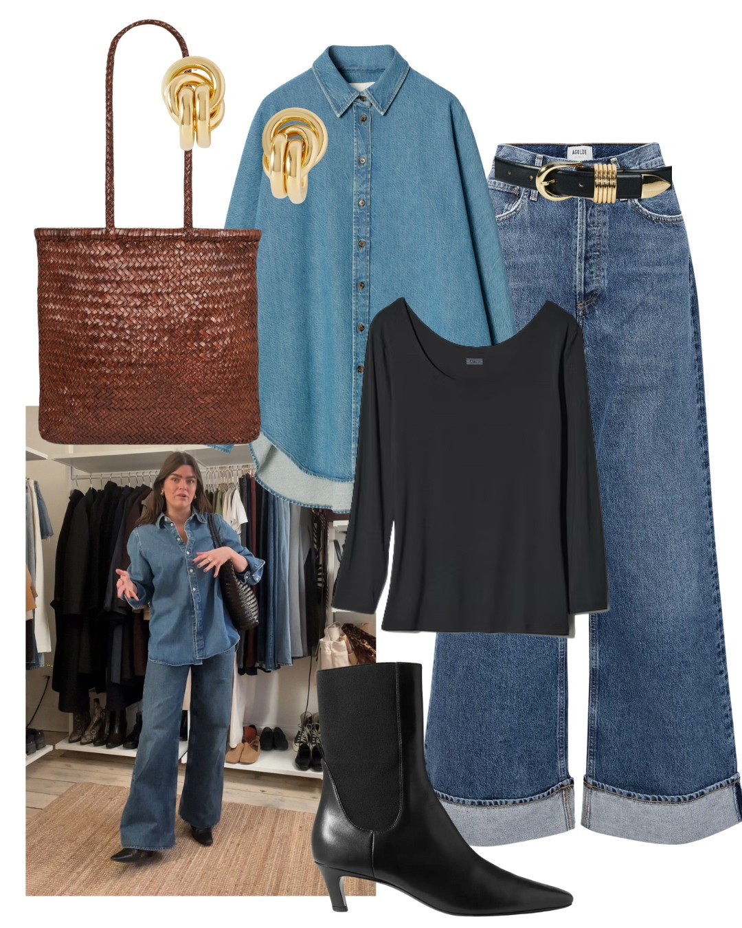 Tips for styling “the” trend this spring - double denim.
Try a wide leg / flare jean in a medium wash.
The denim doesn’t have to match, but keep it in the same family.
Leave some buttons undone and cuff the top to balance.
A pointy shoe for the pièce de résistance.

You can find more style content over on my Substack ’The Wardrobe Edit’

#LTKstyletip #LTKspring