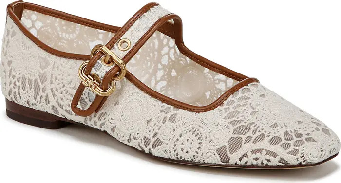 Michaela Mesh Mary Jane Flat (Women) | Nordstrom
