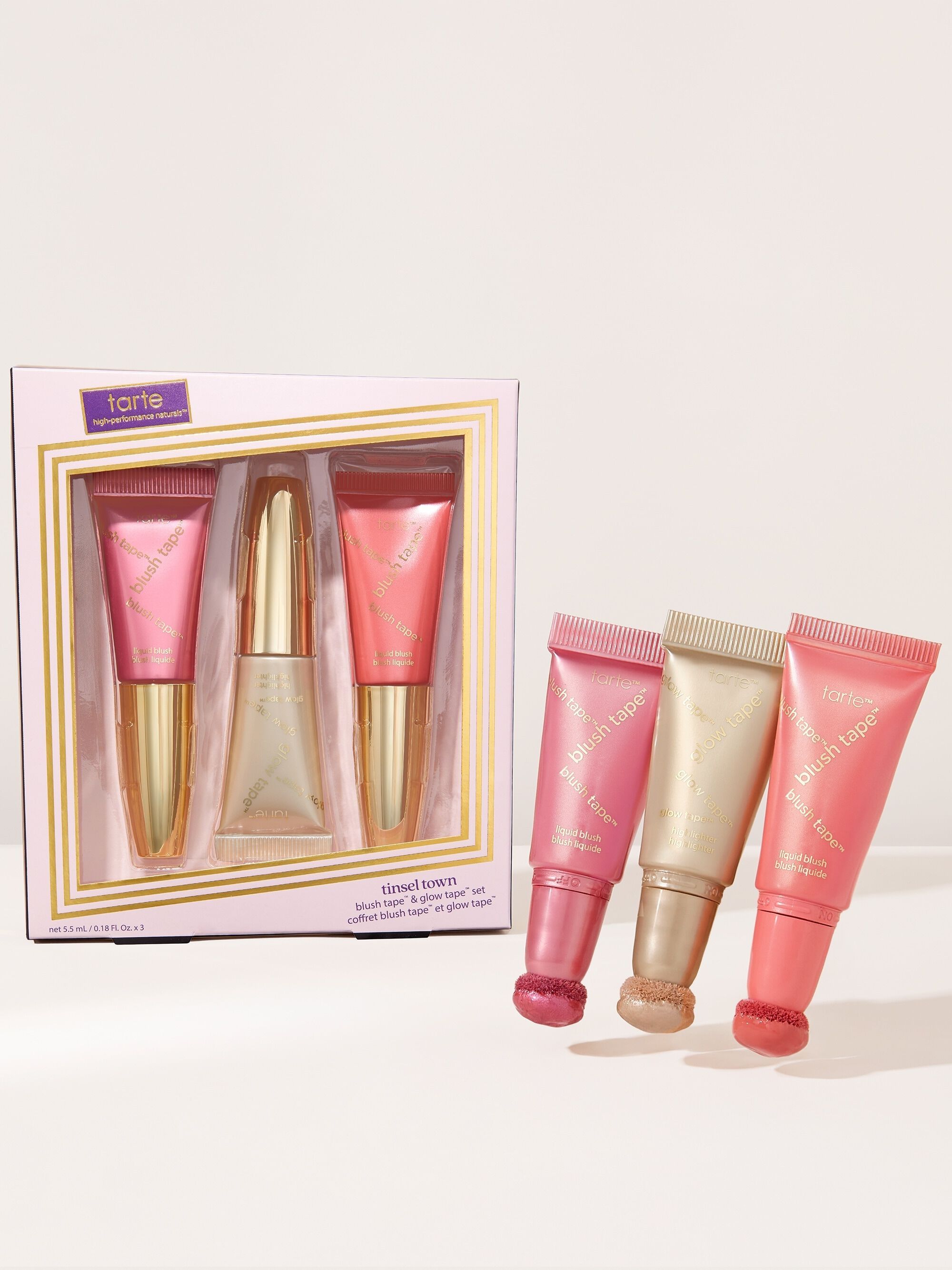 tinsel town blush tape™ & glow tape™ set | tarte cosmetics (US)