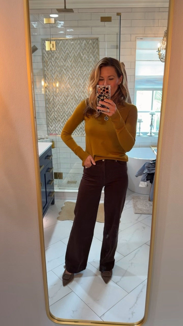 Chocolate brown denim for fall is a must! Love the stretch and cut of this pair

#LTKdayinmylife #LTKOver40 #LTKSeasonal