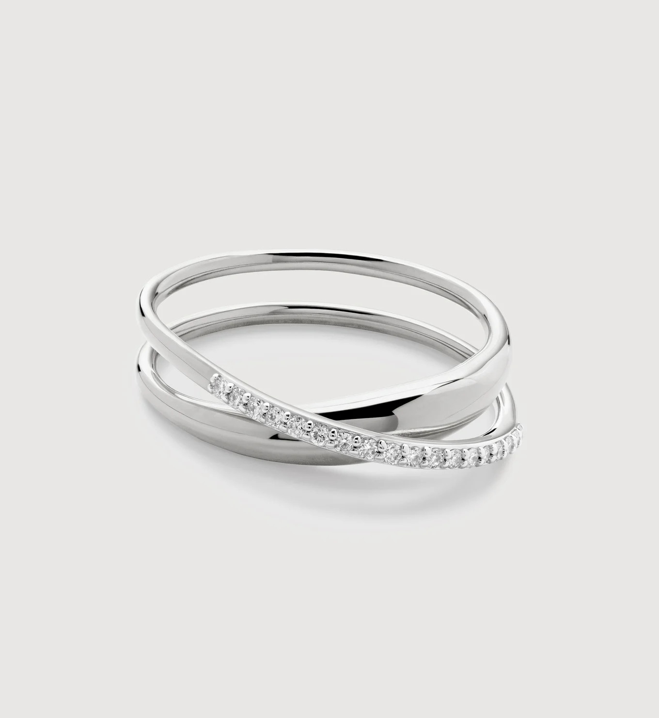 Lab Grown Diamond Nura Wrap Ring | Monica Vinader (US)