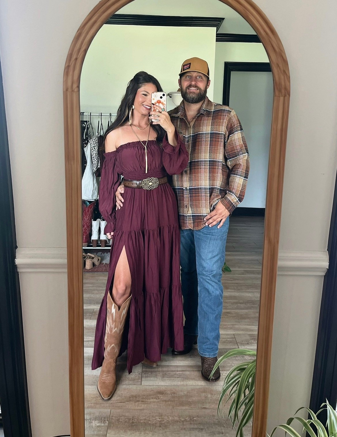 Long sleeve boho dress styled in a western way! Wearing the color fuchsia and size xs in dress

#LTKSeasonal #LTKootd #LTKSpringSale