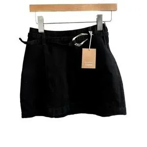 New Reformation Tatiana Belted Denim Mini Skirt | Poshmark